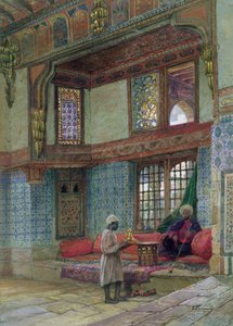 Recess in the reception room in the house of the Mufti Sheik El Mahadi, Cairo
