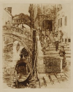 Bridge of Sighs, Venice by Frank Duveneck