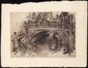 Venetian Bridge by Frank Duveneck