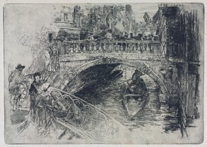 Venetian Bridge by Frank Duveneck