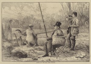 Fishing at The Bay, West Drayton by Frank Feller