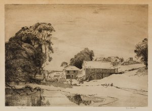 Clapper Mill, Lamorna by Frank Gascoigne Heath