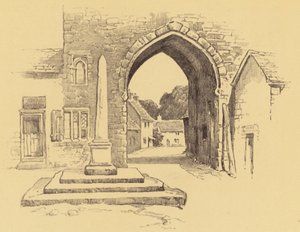 Cartmel, The Abbey Gate by Frank Greenwood