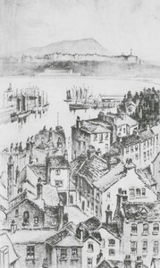 Scarborough from Castle Hill by Frank Greenwood