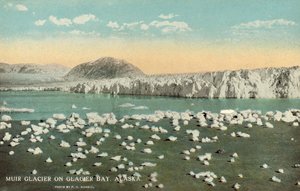 Muir Glacier, Glacier Bay, Alaska, USA by Frank H. Nowell