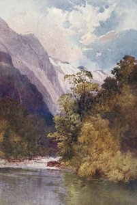 New Zealand: On the Clinton River by Frank H Wright