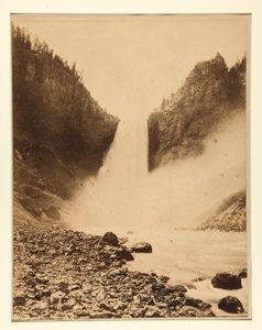 Great Falls of the Yellowstone, 360 Feet by Frank Jay Haynes