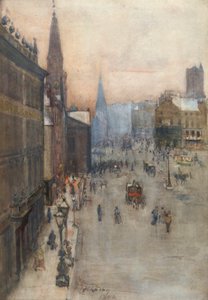 Street Scene by Frank Laing