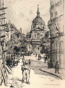 Place de la Sorbonne by Frank Milton Armington