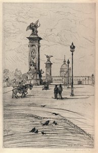 The Pont Alexandre III by Frank Milton Armington