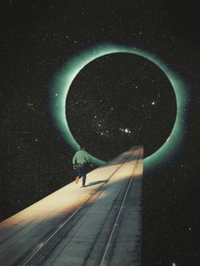 Escaping Into the Void by Frank Moth