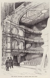 Interior of the Palace Theatre, London by Frank Murray
