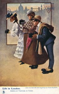 Life in London, American visitors in town by Frank Reynolds