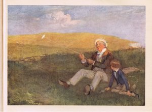 Mr Dick and His Kite by Frank Reynolds