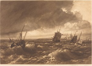 The Mouth of the Thames, Isle of Sheppey in Distance, 1891 by Frank Short