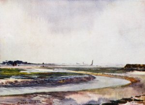 Norfolk Broads: Breydon, Low Water by Frank Southgate