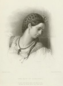 The Maid of Saragoza by Frank Stone