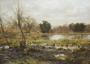Rural Scene by Frank Walton