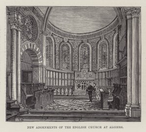 New Adornments of the English Church at Algiers by Frank Watkins