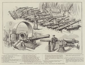 Royal Naval Exhibition, Ancient and Modern Guns, Crank-Shaft and Boiler-Shell