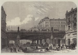 The Holborn Valley Viaduct, in Course of Construction