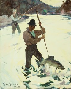 Spear Fishing by Frank Weston Benson