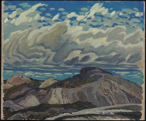 October, Cranberry Hills by Franklin Carmichael
