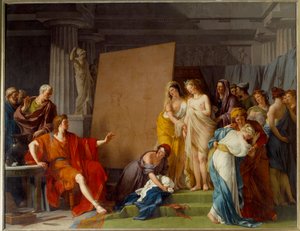 The Painter Zeuxis Choosing for Model the Most Beautiful Girls of Crotone by François André Vincent