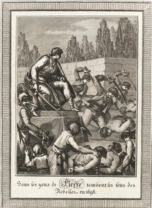 The Execution of the Streltsy. From: Histoire de Russie by Blin de Sainmore by François Anne David