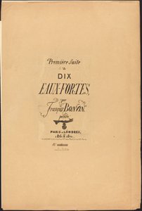 First Suite of Ten Etchings by François Bonvin