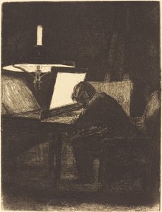 Printmaker by François Bonvin