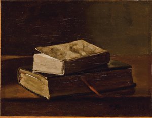 Still life with two books