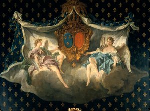 Allegory of France and Navarre, 1740