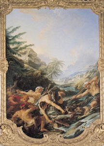 Crocodile Hunt by François Boucher