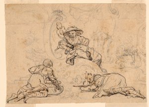 Designs for Chinoiserie Ornament by François Boucher