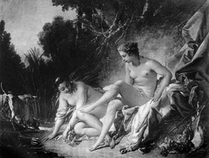 Diana leaving her bath, 18th century 1905