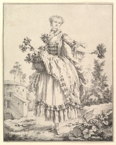 Flower Girl by François Boucher
