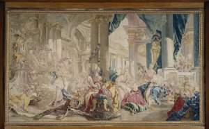 Psyche Led by Zephyr into the Palace of Love and Psyche Showing Her Riches to Her Sisters, After 1741 by François Boucher