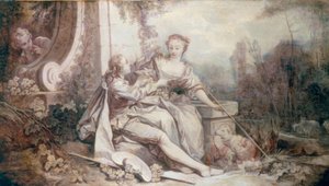 Pastoral with Garland