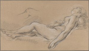 Reclining Nymph by François Boucher
