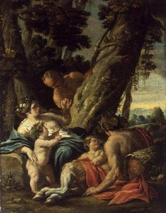 Satyr and Nymph by François Boucher