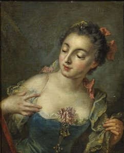 Young Lady to the Left by François Boucher