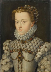 Elisabeth of Austria, Queen of France by François Clouet