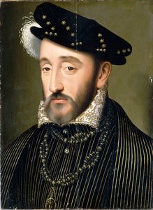 Portrait of King Henry II of France, 1547 by François Clouet
