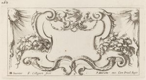 Cartouche by François Collignon after Stefano Della Bella