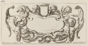 Cartouche by François Collignon after Stefano Della Bella