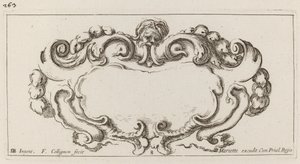 Cartouche by François Collignon after Stefano Della Bella