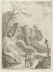 Hilly Landscape by François Deroy