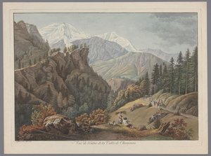 View of the Valley at Chamonix