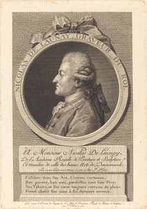 Nicolas Delaunay by François Huot after Augustin de Saint Aubin